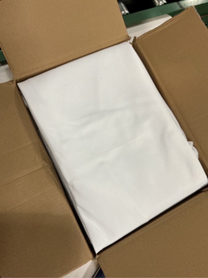 Condition photo showing New/Like New for sancua 90 inch round tablecloth white, 8 pack - circle polyester fabric table cloth for wedding party reception banquet birthday, washable formal table cover (fit 30-72 inch tables) white 8 pack 90 inch round