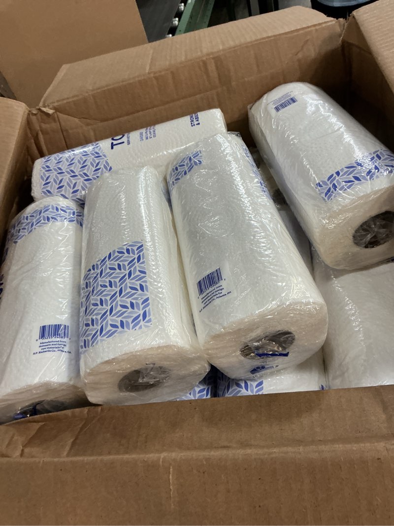 Condition photo showing New/Like New for genuine joe 85-sheet kitchen towels 2 ply - 9  x 11  - 85 sheets/roll - white - paper - perforated  chlorine-free - for kitchen - 30 / carton