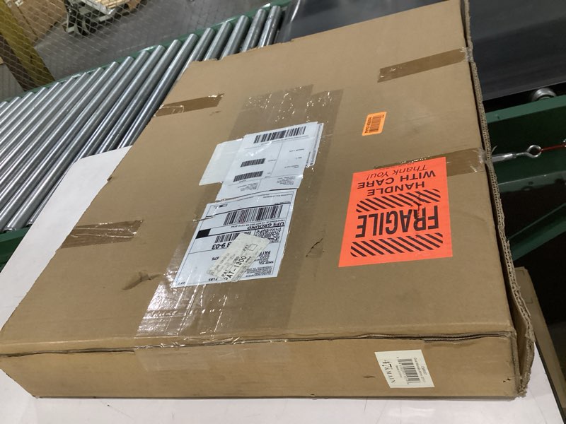 47th & main oval wood wall mirror, 24 x 16-inches, natural