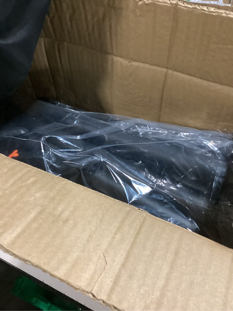 Condition photo showing New/Like New for JSungo Backdrop Stand, Adjustable 10x7.5 FT Background Stand Backdrop for Parties, Photo Video Studio, Portable Photography Backdrop Stand with Carrying Bag, 6 Backdrop Clamps, and 2 Stand Bags 10x7.5ft Black