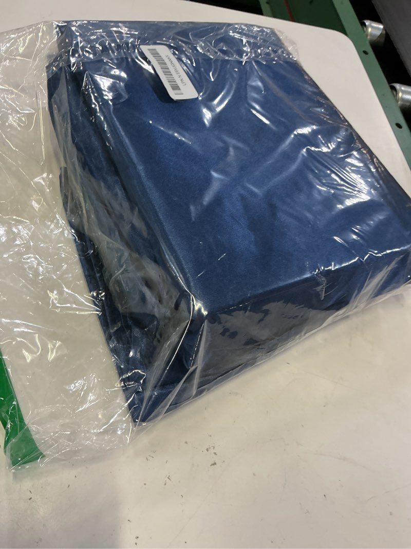 Condition photo showing Good Condition for bedelite satin sheets full size bed set, luxury soft navy silky sheet for hair and skin, similar to silk bed sheets set 4 pieces with 1 deep pocket fitted sheet, 1 flat sheet, and 2 pillowcases navy full
