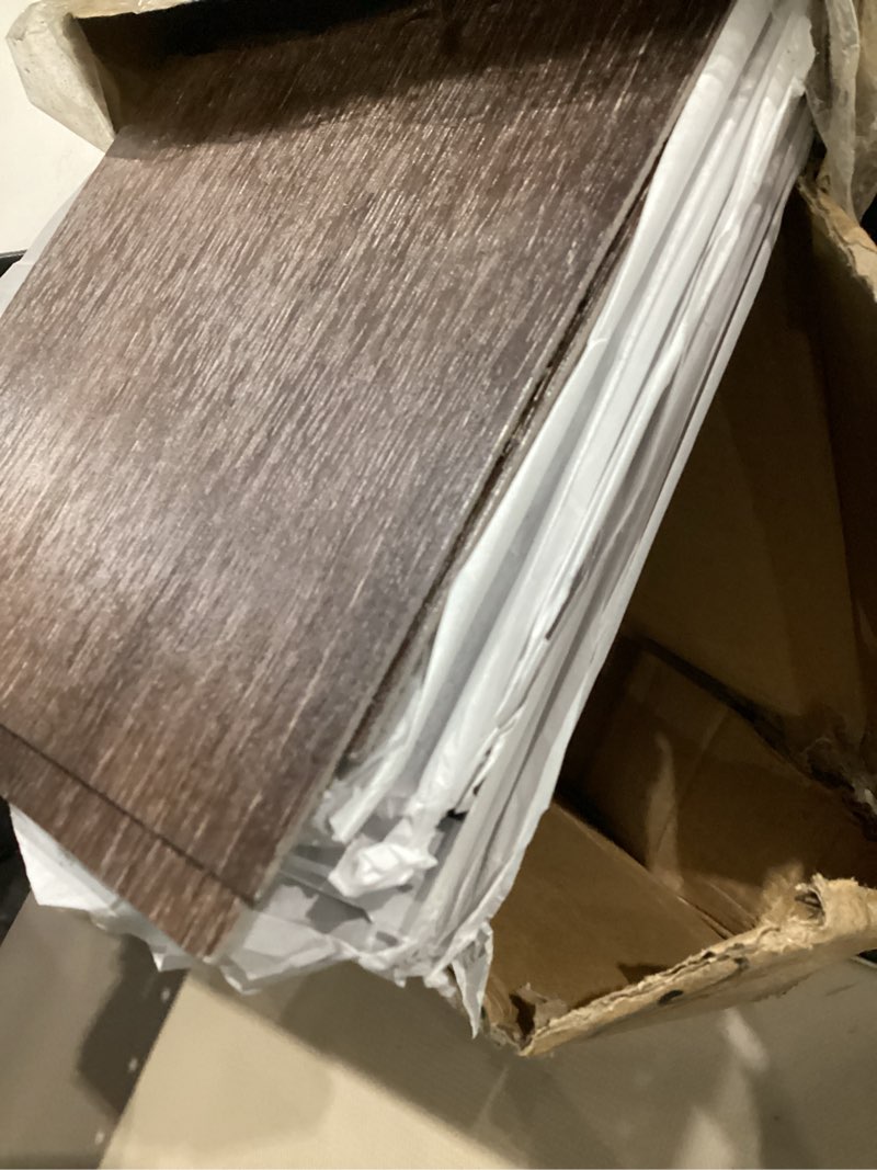 Condition photo showing Good Condition for art3d peel and stick floor tile vinyl wood plank 36-pack 54 sq.ft, brown stone, rigid surface hard core easy diy self-adhesive flooring 36 x 6 x 0.1 inches brown stone 36