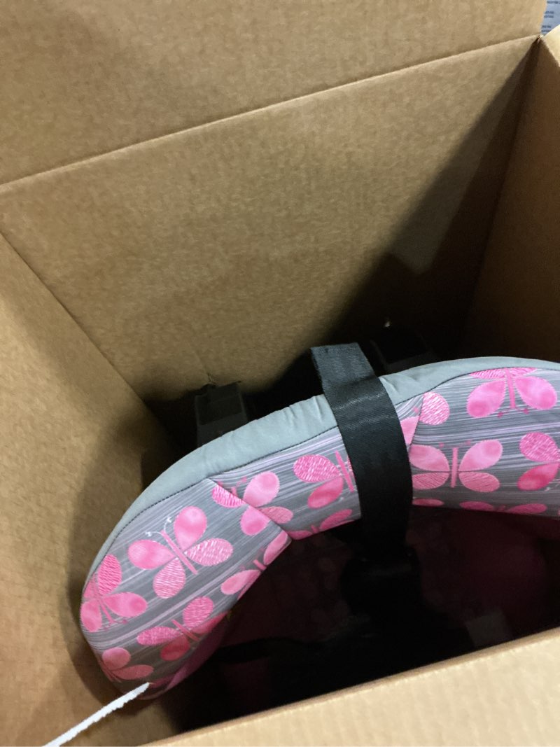 Condition photo showing As Is for cosco kids scenera extend infant & toddler convertible car seat, pink butterfly