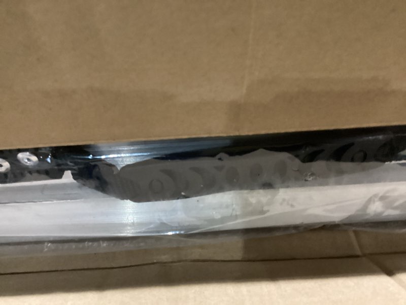 Condition photo showing New/Like New for 3 Feet Portable Wheelchair Ramp, 600 LBS Capacity Folding Aluminum Threshold Ramp with Anti-Slip Surface, Mobility Access Handicap Ramp for Home Steps, Doorway, Stairs, Doorways, Scooter