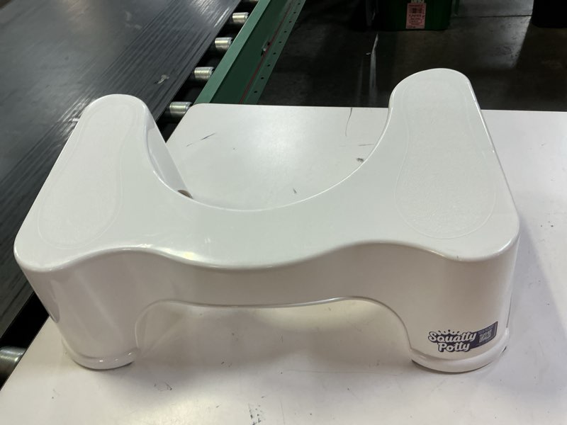 Condition photo showing Good Condition for squatty potty the original bathroom toilet stool, 7 inch height, white
