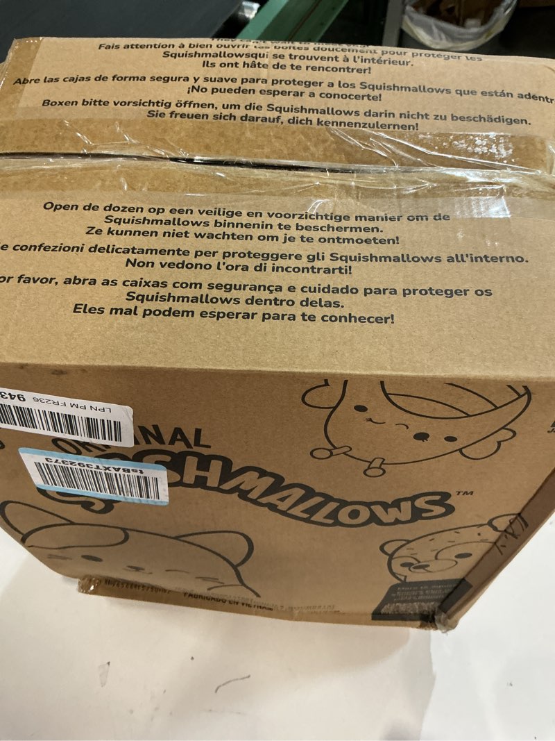 Condition photo showing New/Like New for Squishmallows 16-Inch Rosie Spotted Pig with Yellow Flower Crown - Large Ultrasoft Official Kelly Toy Plush - Amazon Exclusive Pig W. Flower Crown