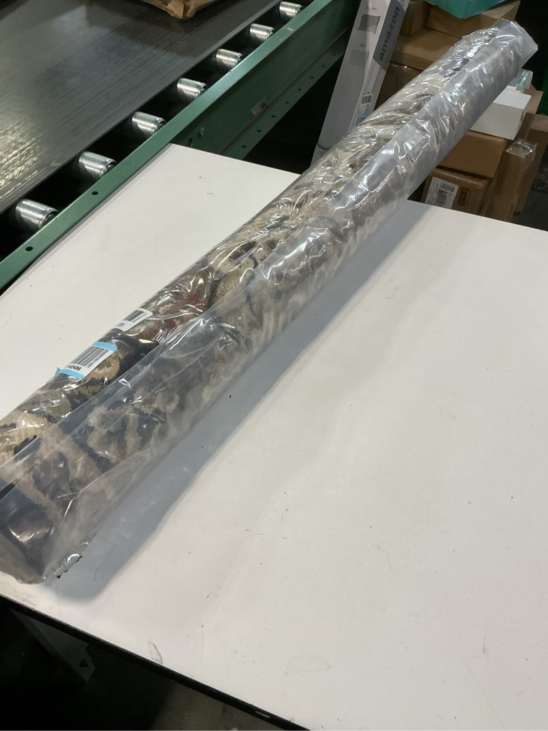 Condition photo showing New/Like New for Superior Indoor Area Rug, Jute Backing, Oriental Plush Rugs for Entryway, Living Room, Kitchen Floors, Bedroom, Office Floor Cover, Floral Medallion Rugs, Palmyra Collection, 4' x 6', Chocolate Multi Colored 4' x 6' (Rectangular)