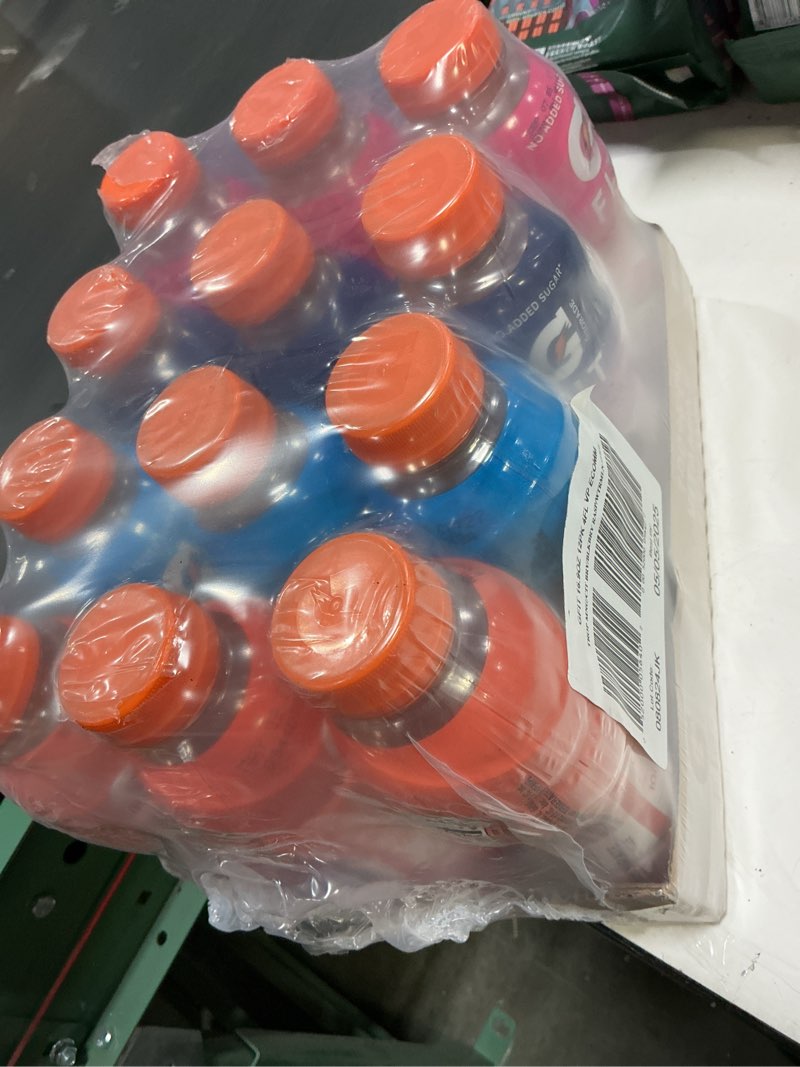 Condition photo showing Good Condition for (Best by 05-05-2025)Gatorade Fit Electrolyte Beverage  Healthy Real Hydration  New 2.0 4 Flavor Variety Pack  16.9.oz Bottles (12 Pack)