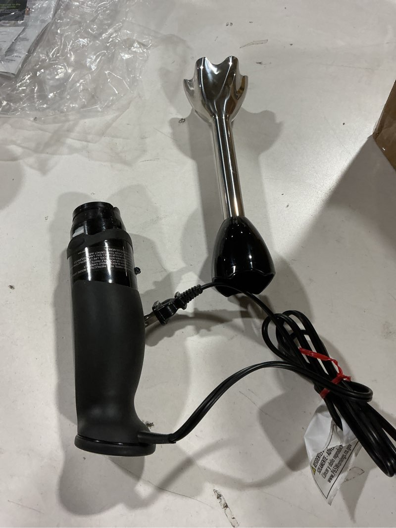 Hamilton Beach 59759 2 Speed Hand Blender Kitchen Multi Tool 225 Watt Motor Black