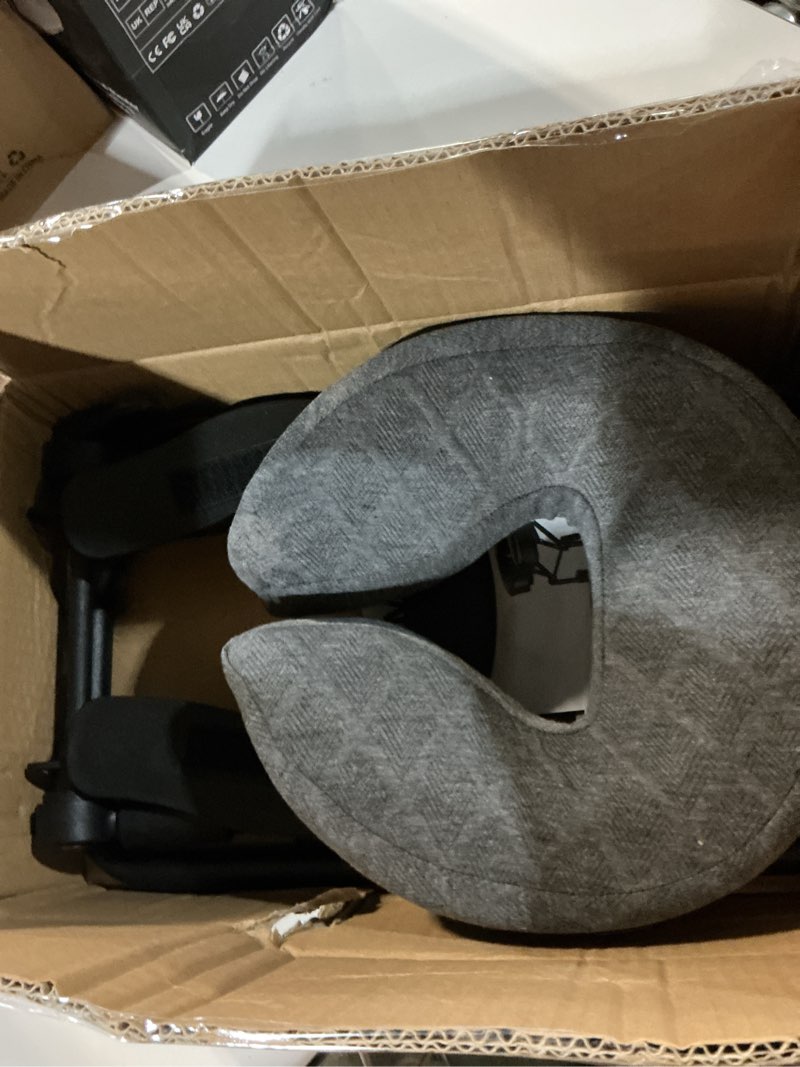 Condition photo showing Good Condition for massage headrest for bed, massage face cradle at home, adjustable 18" height massage head holder for sleeping mattress, comfortable face down pillow after eye surgery grey