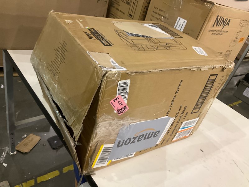 Condition photo showing As Is for Ninja Hot and Iced Coffee Maker, Single Serve Coffee Maker and Drip Coffee Machine, DualBrew Pro Specialty 12-Cup with K-Cup Combo, Includes Permanent Filter, CFP307 Frother + Permanent Filter