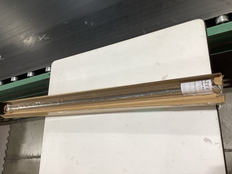 Condition photo showing Good Condition for amazer spring tension shower curtain rod, 42-72 inches rust-resistance tension curtain rod bathroom rod, adjustable shower curtain rod no drill, nickel 42-72 inches nickel