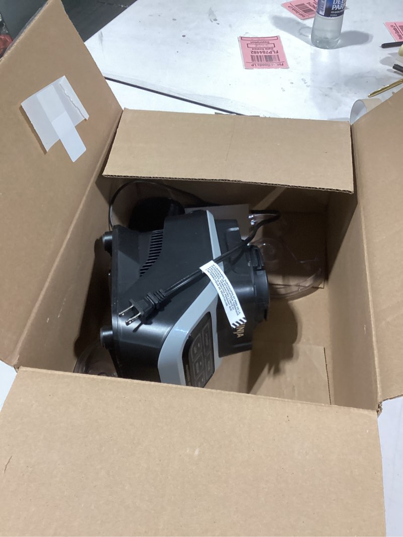Condition photo showing As Is for Ninja BL610 Professional 72 Oz Countertop 1000-Watt Base and Total Crushing Technology for-Smoothies, Ice and Frozen Fruit, Black, Blender + Pitcher