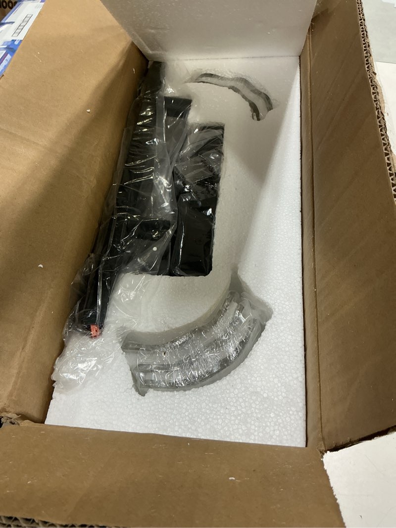 Condition photo showing Good Condition for 5-light bathroom vanity light, 31" matte black bathroom light fixture over mirror with clear glass, modern bath wall sconce lighting, view bundled for installation tools, os-mm5002-5bk black 5 - light