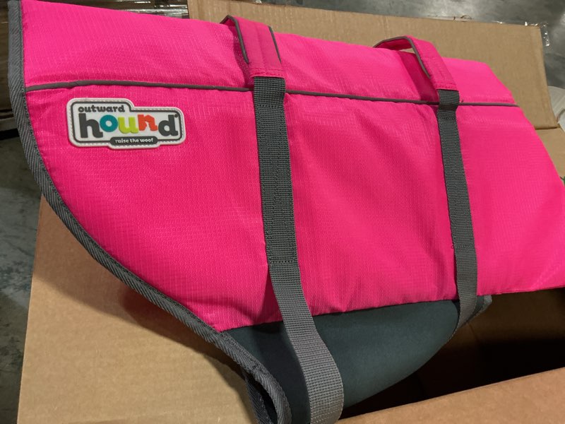 Condition photo showing Good Condition for Outward Hound Granby Splash Life Jacket Pink XL