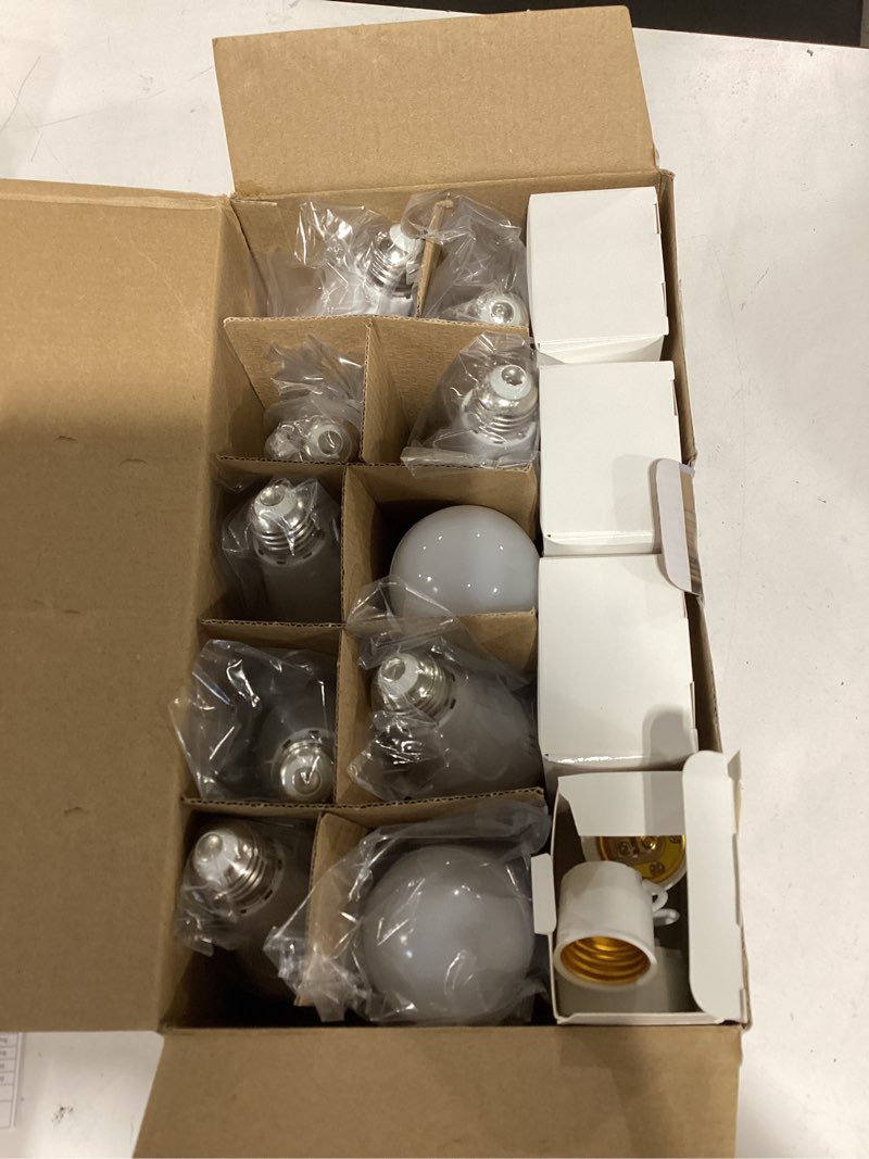 Condition photo showing Good Condition for ostwiki 10 pack a19 rechargeable emergency light bulbs e26 9w 3000k warm | emergency light bulbs for power outage, battery backup led for lamps, hurricane blizzard use, outdoor camping hiking 3000k warm white 10 pack