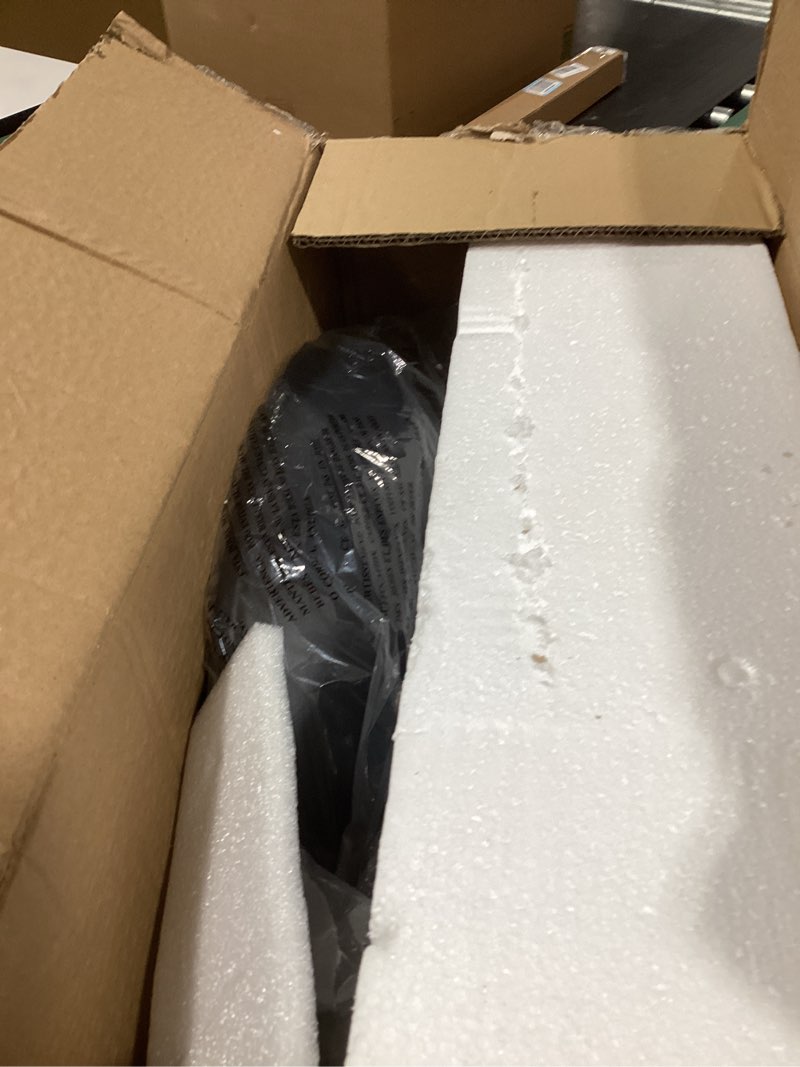 Condition photo showing New/Like New for 16" extra large solar barn light for outside, dusk to dawn gooseneck farmhouse barn lights, waterproof black outdoor wall light solar powered for house garage patio, 1 pack 1 pack black (16 inch)