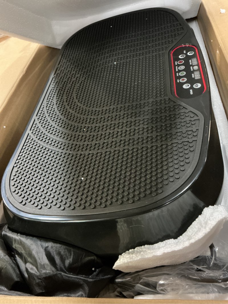 Condition photo showing Good Condition for Lifepro Waver Mini Vibration Plate for Lymphatic Drainage – Whole Body Vibrating Platform Exercise Machine for Muscle Toning & Recovery with Remote & Resistance Bands, Max Load 260 lb Blue