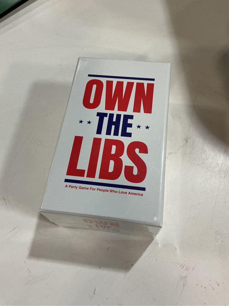 Condition photo showing New/Like New for Own The LlBBs - Funny White Elephant Gift - Men & Women's Birthday Gift - Hilarious Game