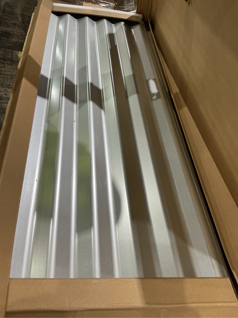 8x4x3 ft Tall Galvanized Raised Garden Bed with Self-Watering System, Elevated Planter Boxes Outdoor