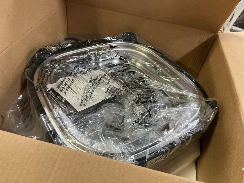 Condition photo showing Good Condition for Ninja Crispi 5-in-1 Glass Air Fryer | 450°F, Nontoxic, 4QT & 6-Cup Containers & Lids | Microwave, Freezer, Dishwasher Safe | Max Crisp, Air Fry, Bake, Recrisp, Keep Warm | Brit. Racing Green, FN103BF Green Bundle 4 QT