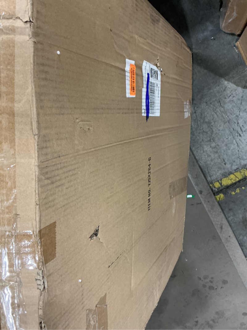 Condition photo showing As Is for COTULIN 24 Inch Large Gold Round LED Flush Mount Ceiling Light, 3000K/4000K/5000K Temperatures Adjus