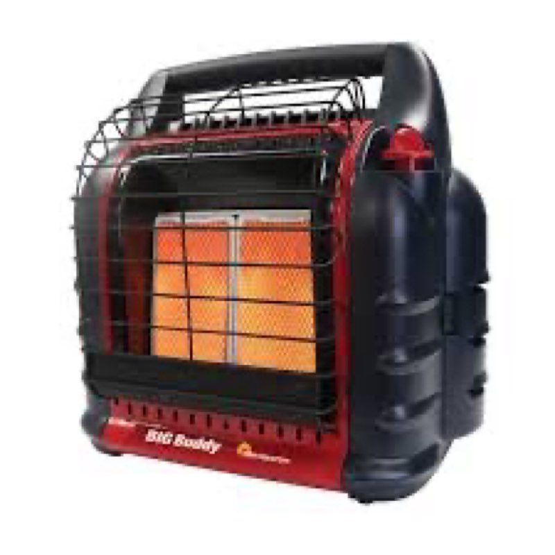 mr. heater 18,000-btu portable radiant liquid propane heater red 
