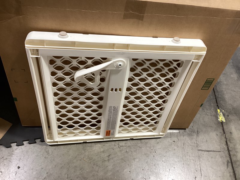 Condition photo showing Good Condition for toddleroo by north states - supergate ergo baby gate: plastic baby gate for stairs & doorways - adju