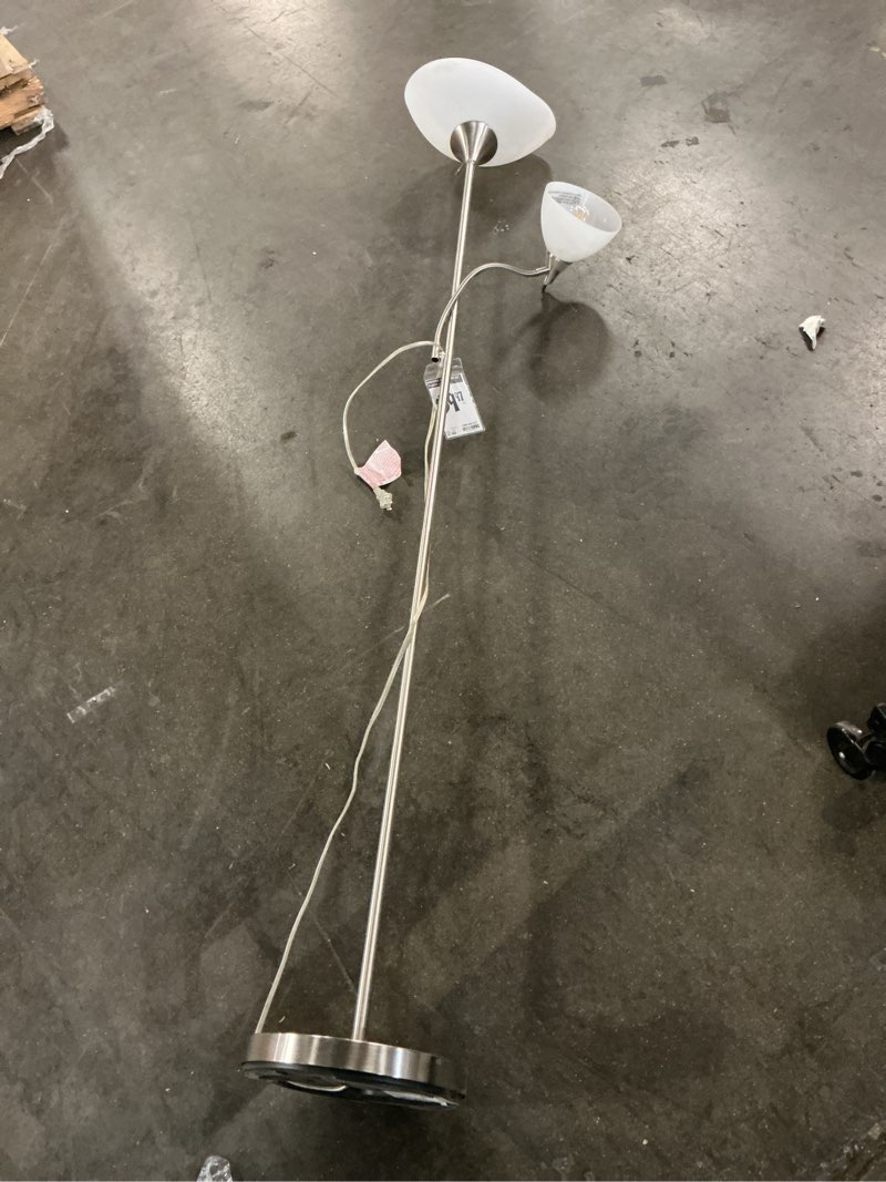 Condition photo showing As Is for mother dughter 2 lt floor lamp bn 