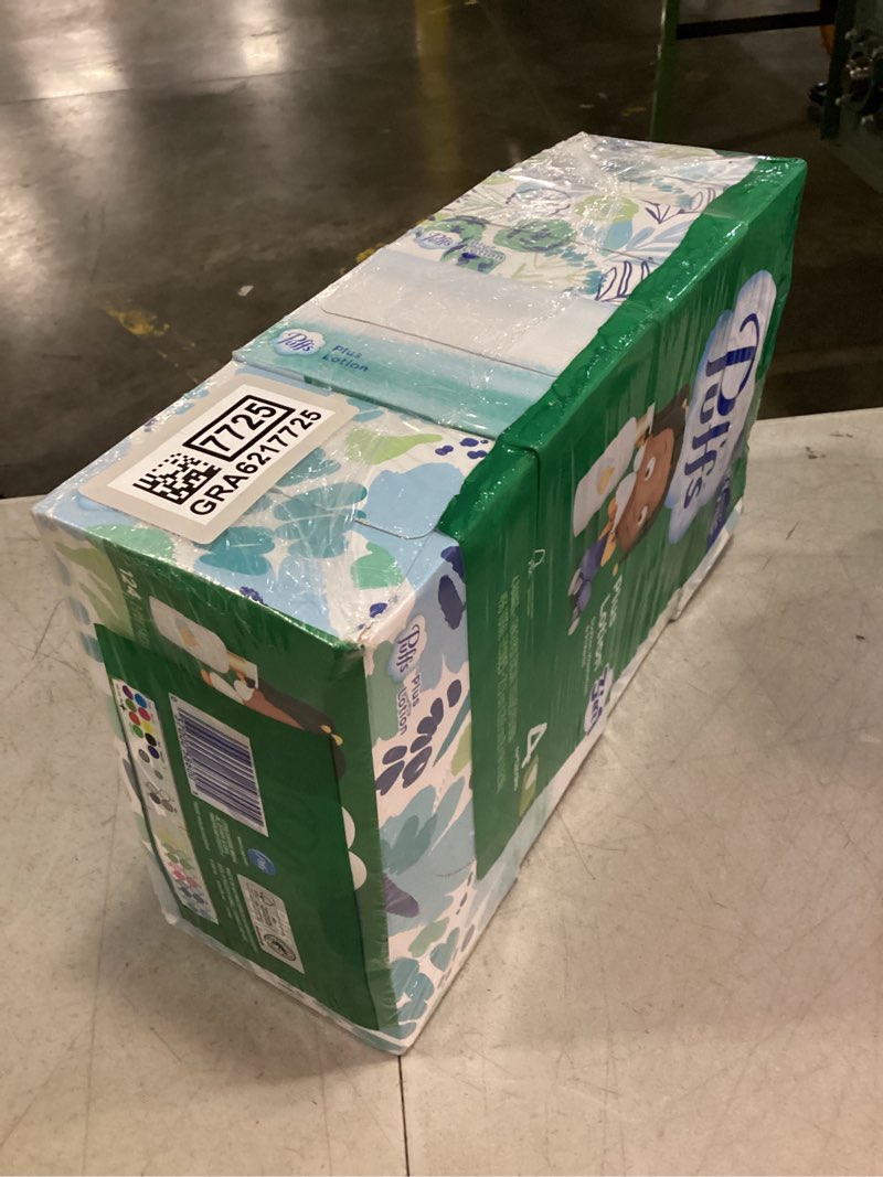 Condition photo showing New/Like New for puffs plus lotion facial tissue - 4pk/496ct