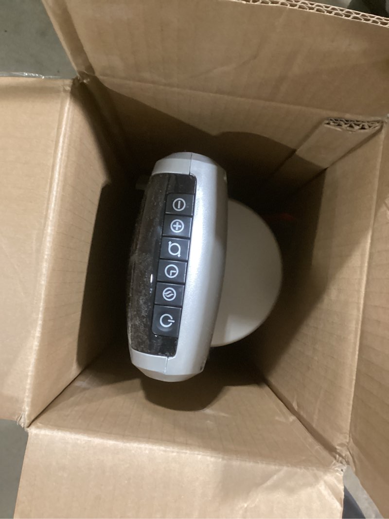 Condition photo showing As Is for Lasko - Oscillating Ceramic Tower Heater with Logic Center Remote Control - Gray/Black