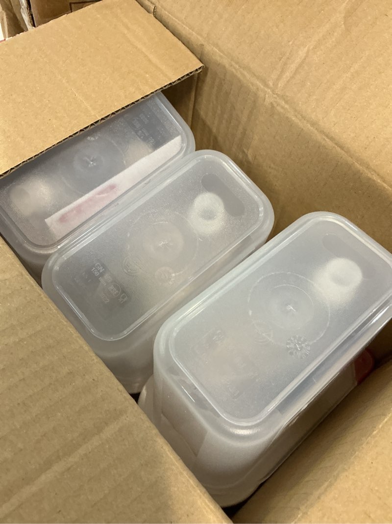 Condition photo showing Good Condition for araven sauce dispenser with pump, single container for serving condiments in commercial kitchen, 1 oz capacity, 3 count, clear