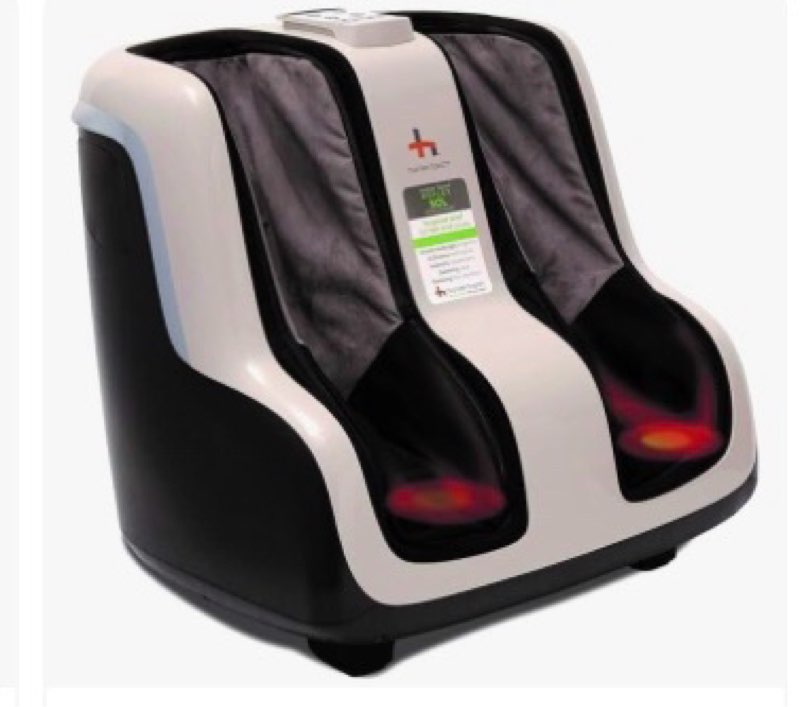 Human Touch Reflex SOL Foot & Calf Massager w/Heat - HSA Approved - Plantar Fasciitis Relief + Circu