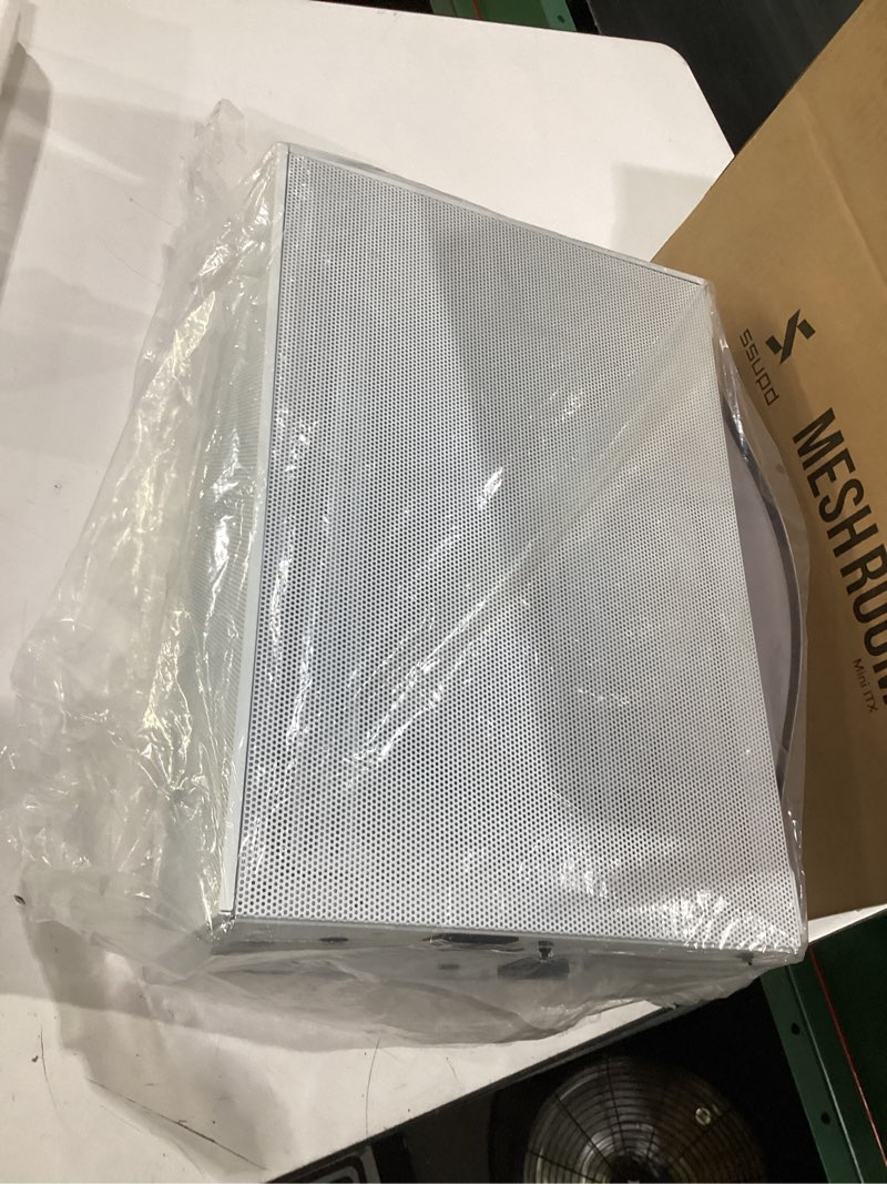 Condition photo showing New/Like New for ssupd meshroom d mini-itx sff pc case 15l full-mesh panel tool-free access supports rtx 5090 gpus white