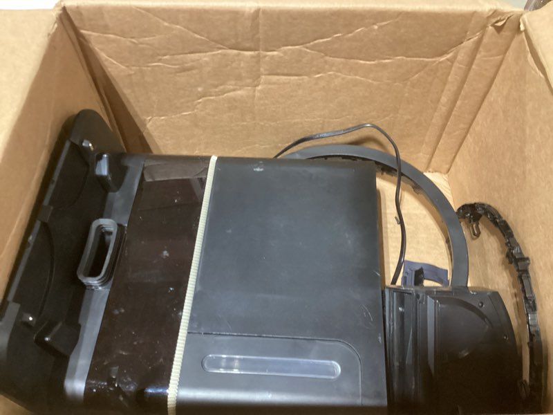 Condition photo showing As Is for shark av2501ae ai robot vacuum with xl hepa self-empty base, bagless, 60-day capacity, lidar navigation, perfect for pet hair, compatible with alexa, wi-fi connected, carpet & hard floor, black ai dry auto empty upto 60 days