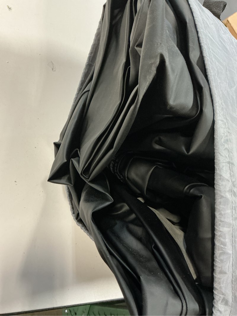 Condition photo showing Good Condition for Queen Air Mattress with Headboard, Built-in Pump, 800 lbs Heavy-Duty Support, 19" Raised Upgraded Comfort, 48-Hour Leak-Tested, 3.5 Min Inflatable Portable Blow Up Mattress for Home, Guest & Camping Grey Queen