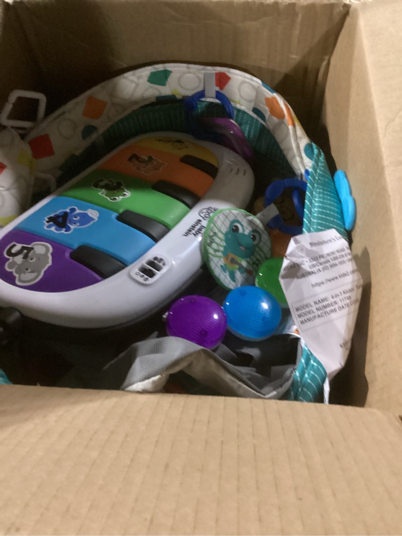 Condition photo showing Good Condition for baby einstein 4-in-1 kickin' tunes music and language play gym and piano tummy time activity mat kickin tunes 4-in-1 mat