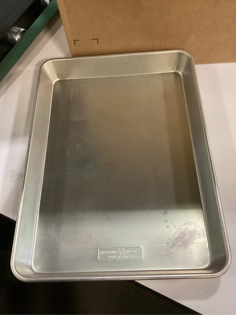 Condition photo showing As Is for Nordic Ware High-Sided Naturals Aluminum, 1 Pack