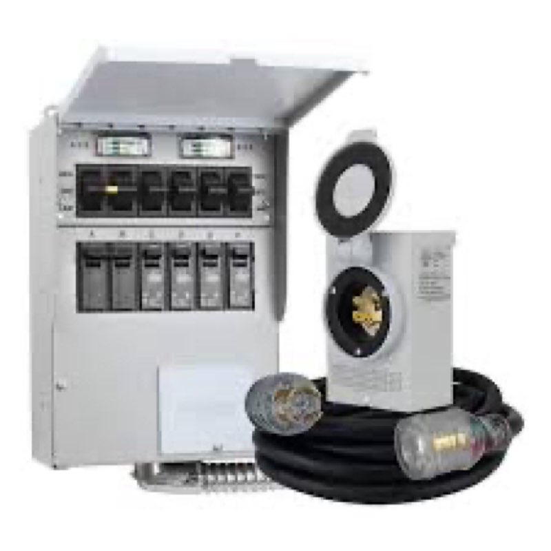 Reliance 6-Circuit Transfer Switch Kit with 30-Amp Inlet Box