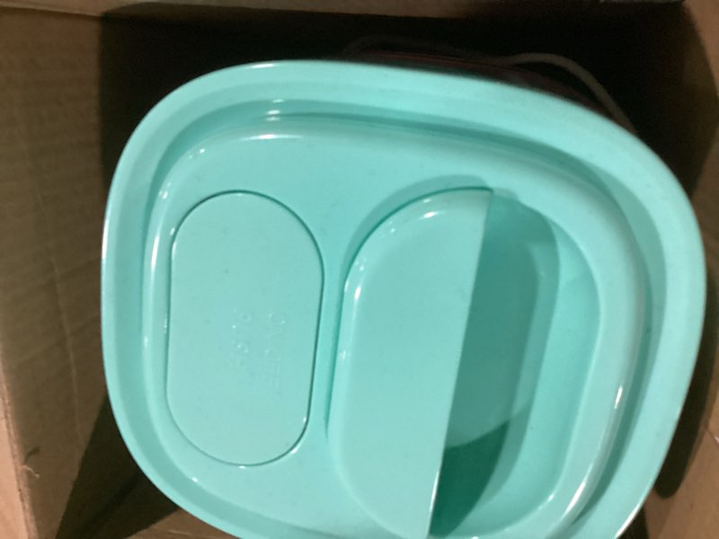 Condition photo showing Good Condition for nostalgia electric 80 watt ice shaver with ice mold & reusable cone, teal & white