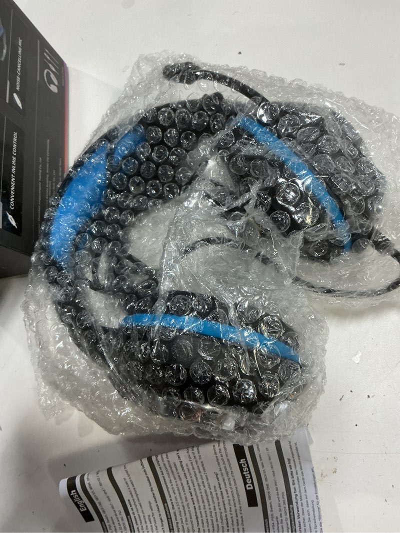 Condition photo showing Good Condition for Gaming Headset for PC, Ps5, Switch, Mobile, Gaming Headphones for Nintendo with Noise Canceling Mic, Deep Bass Stereo Sound Black Blue