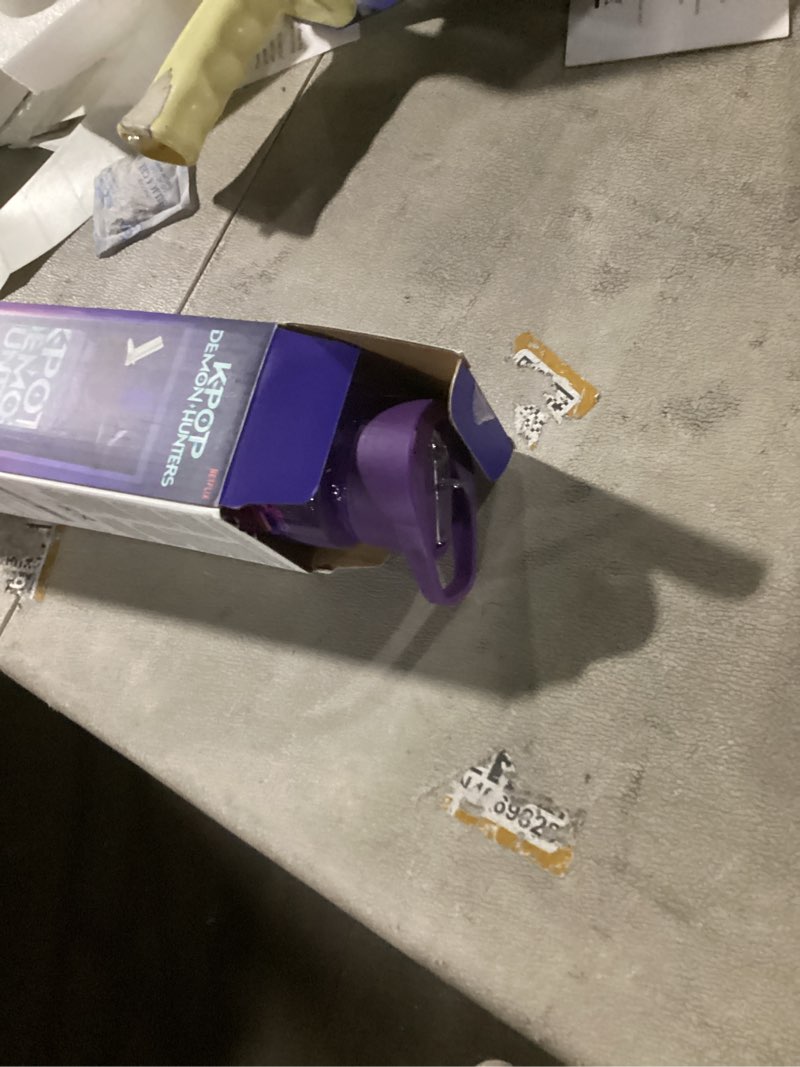 Condition photo showing Good Condition for KPop Demon Hunters Officially Licensed Huntrix Water Bottle for Girls, 25oz Leak Proof with Straw Lid, Gifts for Girls