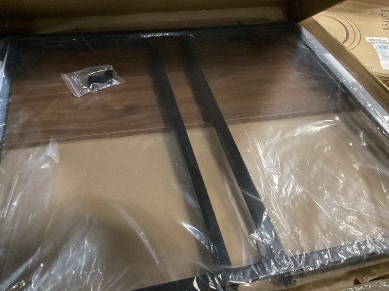 Condition photo showing Good Condition for Folding Desk - 31.5" Wood Top Foldable Desk for Small Spaces | No Assembly Required Compact Desk for Home Office, Writing, and Study Brown 31.5"W x 15.7"D