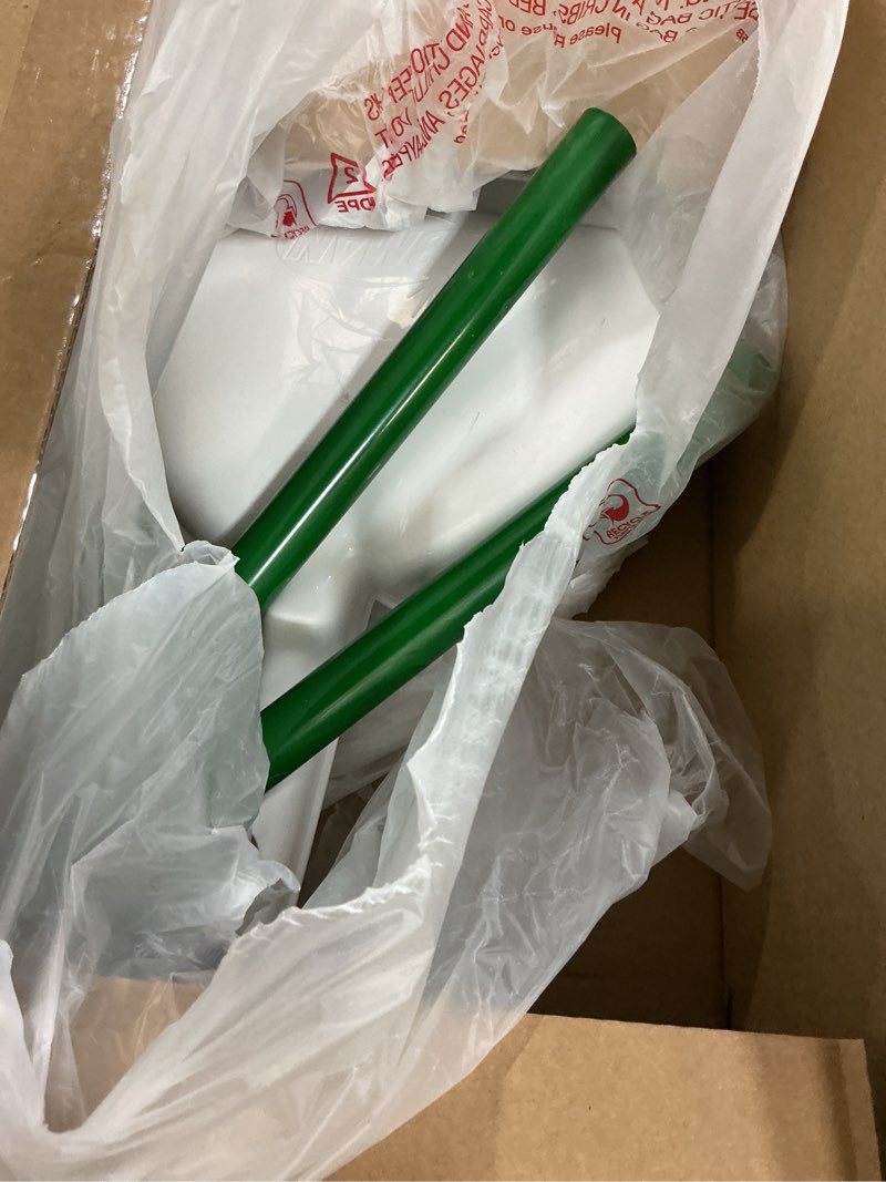 Condition photo showing As Is for libman flextech broom with dustpan combo set for sweeping indoor and outdoor floors, pet, dog hair broom, 55” precision angle broom, 3 piece handle, 11" wide, 10.25" wide dust pan