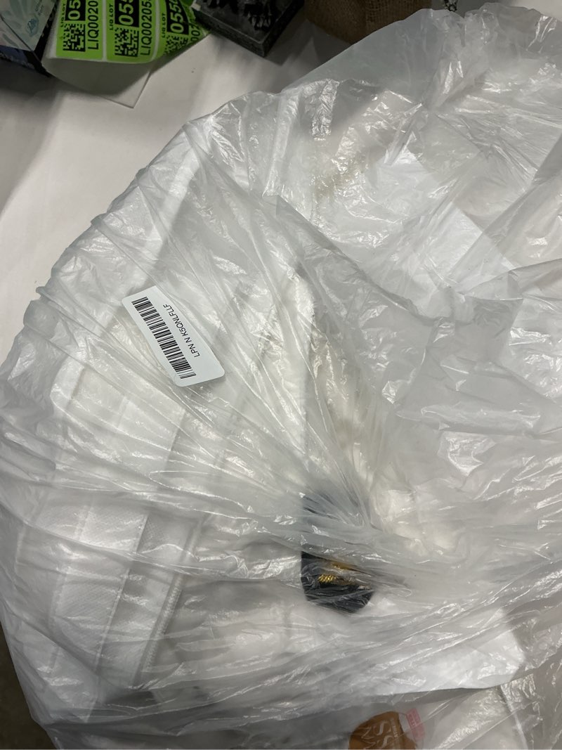 Condition photo showing Good Condition for Goose Down Fiber Comforter Queen Size – All-Season Hotel Quality Duvet Insert, High Fill Power, Ultra Soft 100% Cotton, Box-Stitched, Breathable, Lightweight Luxurious White Bedding, 90"x 90" White Queen