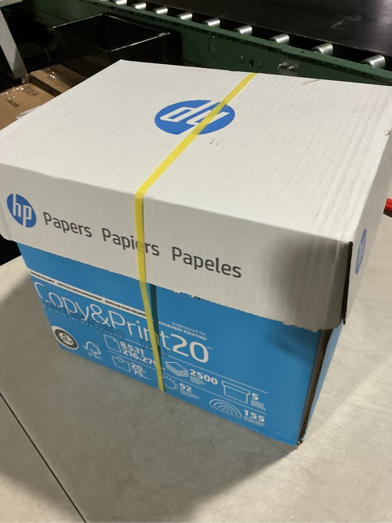 Condition photo showing Good Condition for HP Printer Paper | 8.5 x 11 Paper | Copy &Print 20 lb | 5 Ream Case - 2500 Sheets| 92 Bright | FSC Certified| 200350C 5 Pack | 2500 Sheets Standard Size (8.5x11)