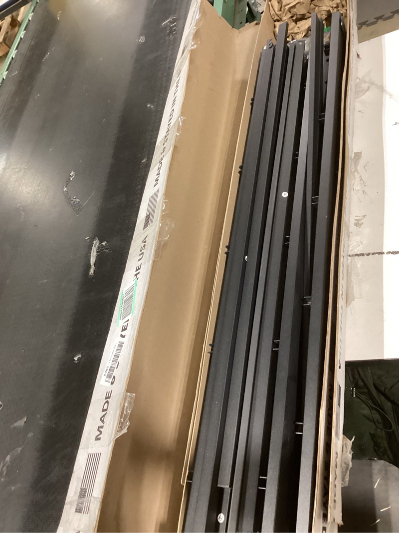 Condition photo showing Good Condition for similar product 18 Inch Full Size Bed Frame, 3500Lbs Heavy Duty Metal Platform with Round Corner Legs Mattress Slide Stopper, Steel Slat Support No Box Spring Needed, Noise Free, Non-Slip, Easy Assembly Full 18 Inch