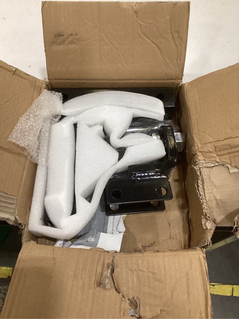 Condition photo showing As Is for tyt adjustable trailer hitch ball mount, 2" towing ball 7500 lbs, 9-1/2" drop and 8-1/4" rise, fits 2-in receiver with 2 pin&clips and 5/8" premium pin lock for heavy duty truck drop hitch with 2" ball, 9-1/2" drop & 8-1/4" rise