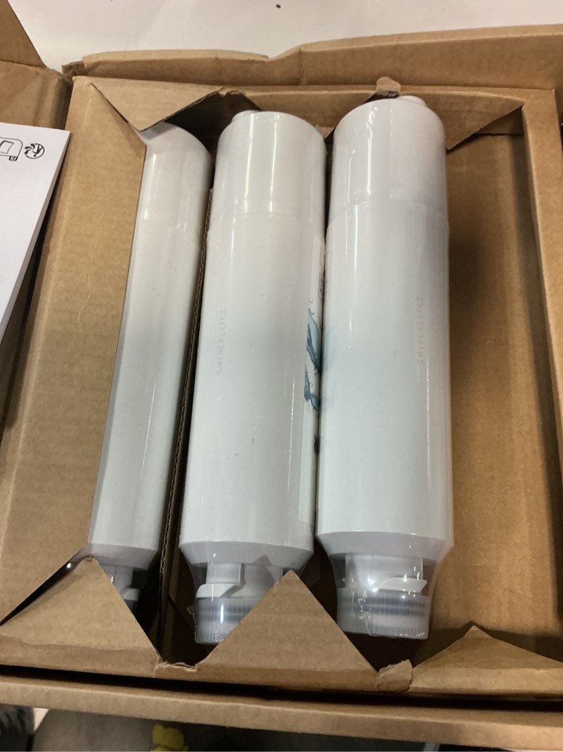 Condition photo showing New/Like New for amazon basics replacement samsung da29-00020b refrigerator water filter cartridge - pack of 3, premium filtration