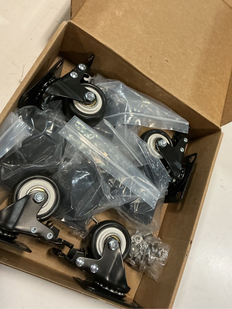 Condition photo showing Good Condition for riser casters compatible with arcade1up infinity table?360° swivel casters for raising the table height, heavy duty plate caster- load 200lbs(set of 4)